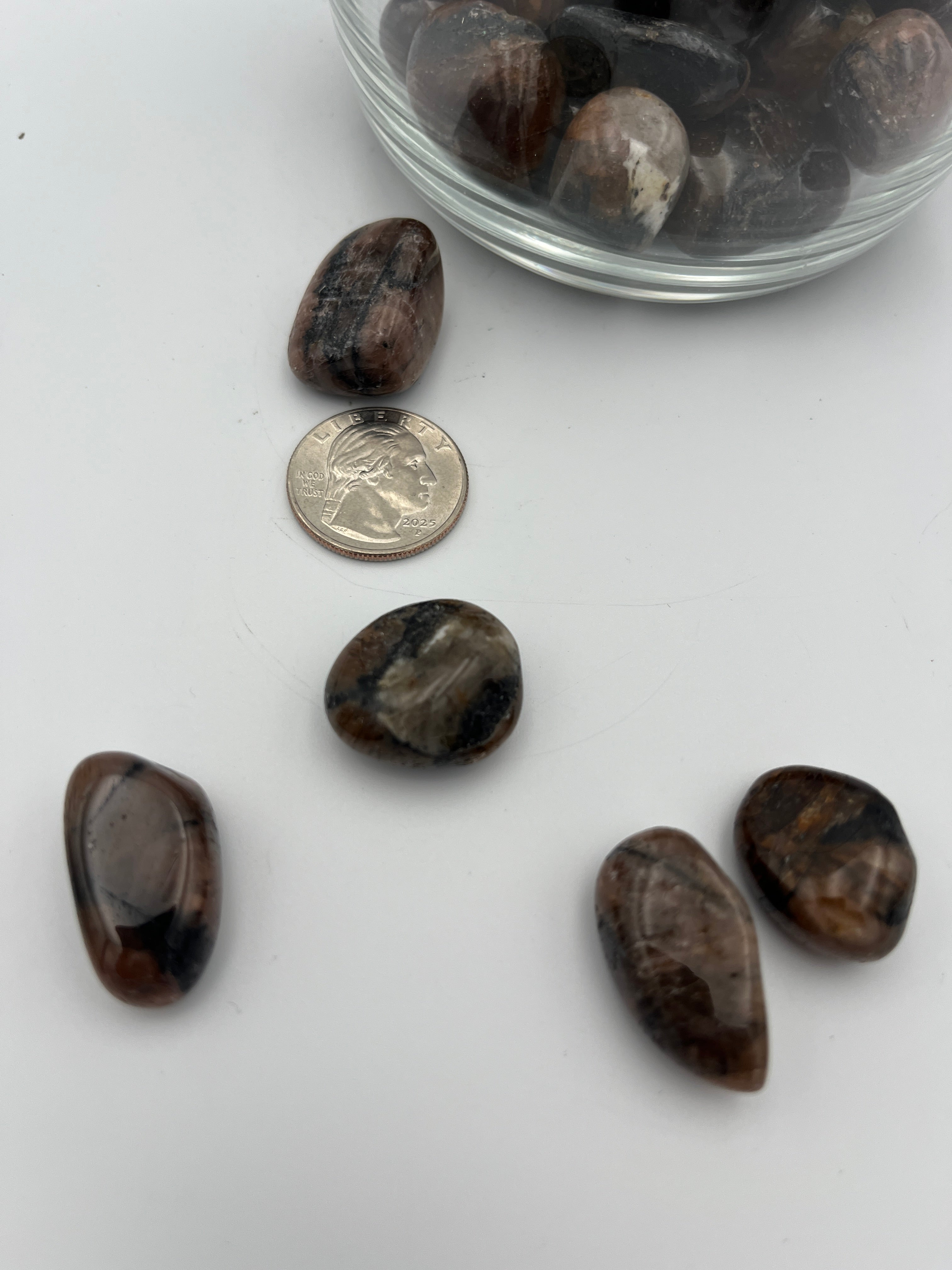 Tumbled Stone from China - Chiastolite