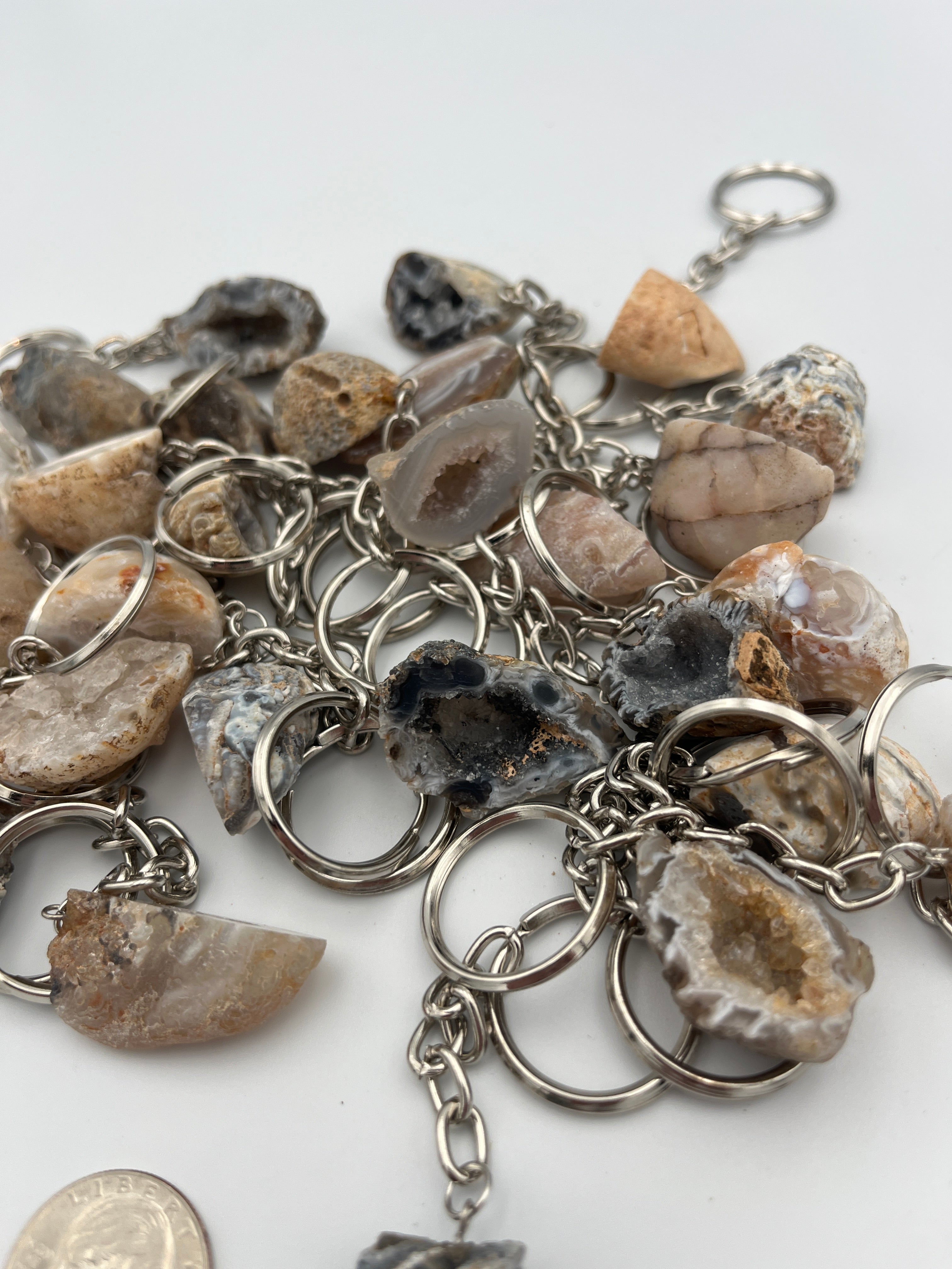 Keychains - Oco Geode, Natural